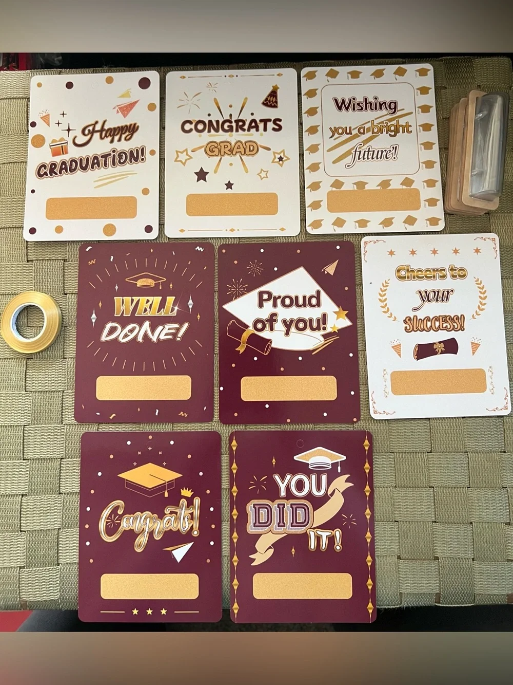 8 Sets Graduation Money Holders